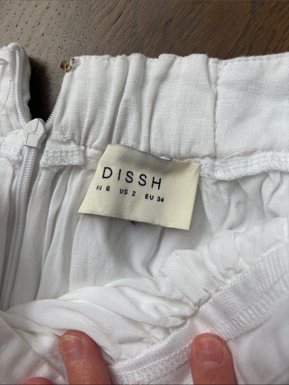 DISSH White Maxi Linen Skirt - Picture 2 of 4
